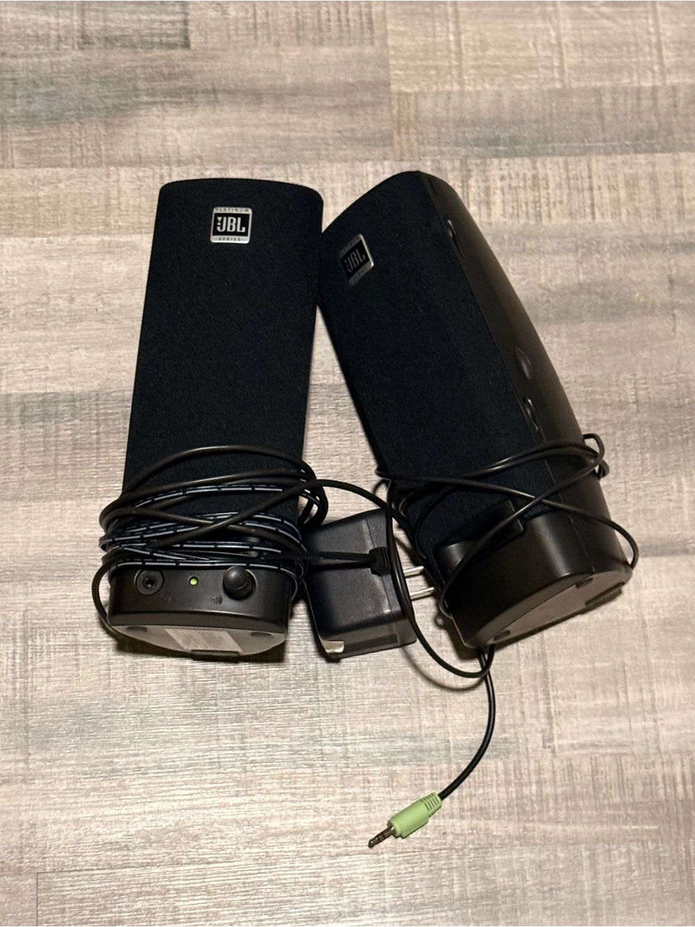 JBL Black Wired Desktop Speakers with 3.5mm Plug